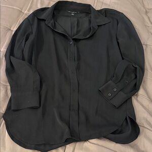 Banana Republic Black Petite XS Blouse